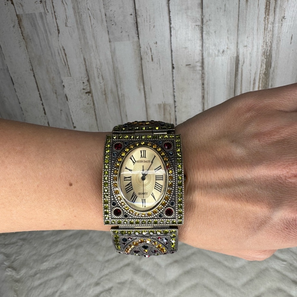 Heidi Daus Multicolor Crystal Watch - Picture 3 of 6